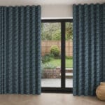 Laura Ashley Musica Velvet Spruce Wave Curtain