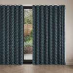 Laura Ashley Musica Velvet Spruce Wave Curtain
