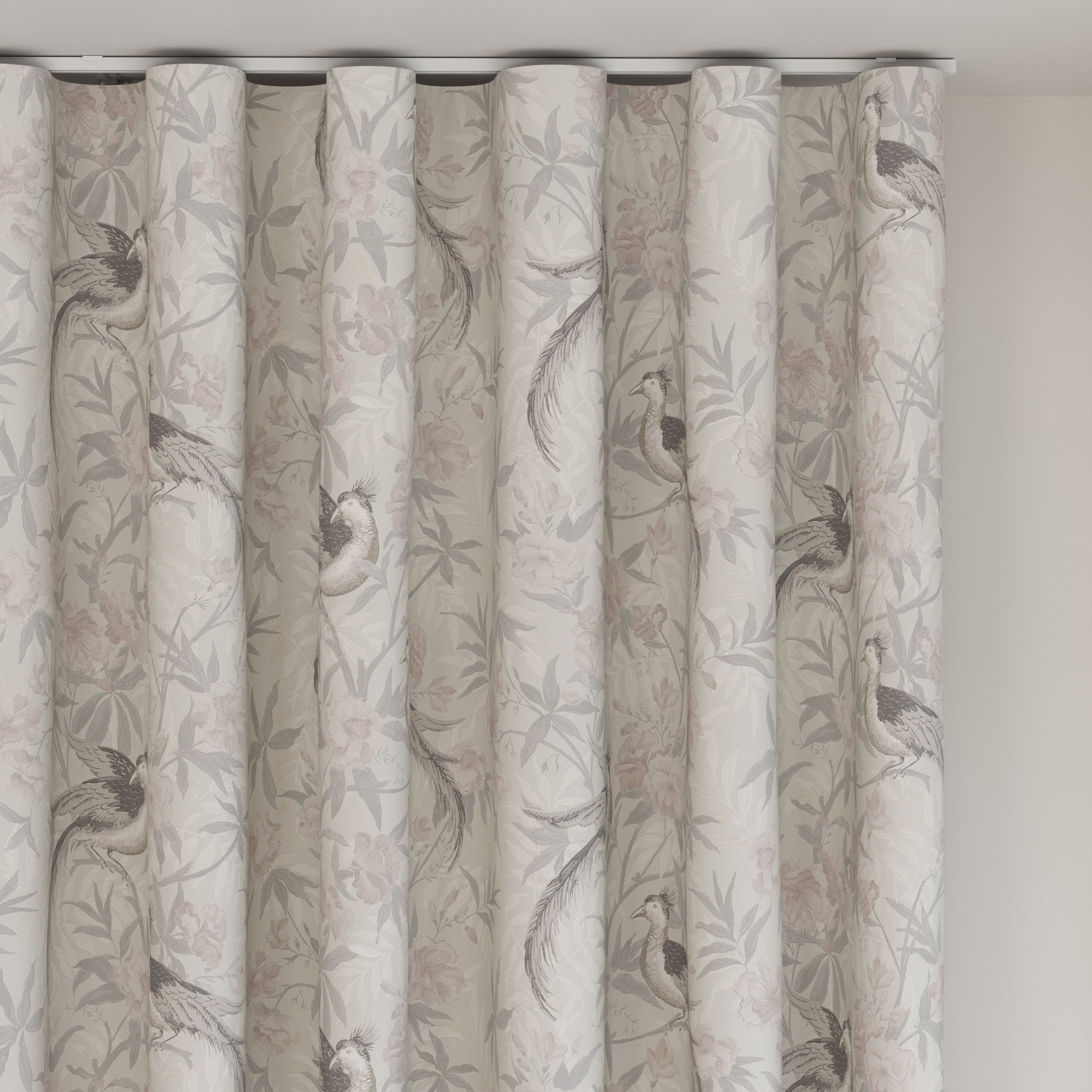 Laura Ashley Osterley Birds Moonbeam Wave Curtain - Image 6