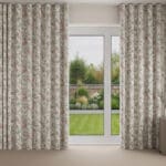 Laura Ashley Osterley Birds Mulberry Wave Curtain