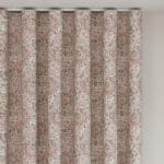 Laura Ashley Painswick Paisley Coral Pink Wave Curtain