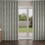 Laura Ashley Painswick Paisley Newport Blue Wave Curtain