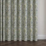 Laura Ashley Painswick Paisley Newport Blue Wave Curtain