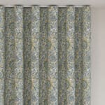 Laura Ashley Painswick Paisley Newport Blue Wave Curtain