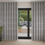 Laura Ashley Painswick Paisley Pale Slate Wave Curtain