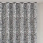 Laura Ashley Painswick Paisley Pale Slate Wave Curtain