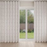 Laura Ashley Painterly Stars Pink Wave Curtain