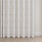 Laura Ashley Painterly Stars Pink Wave Curtain
