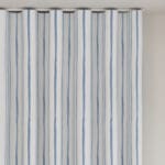 Laura Ashley Painterly Stripe Dark Seaspray Wave Curtain