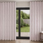 Laura Ashley Painterly Stripe Pink Wave Curtain