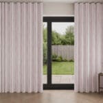 Laura Ashley Painterly Stripe Pink Wave Curtain