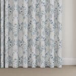 Laura Ashley Parterre Off White/Seaspray Wave Curtain