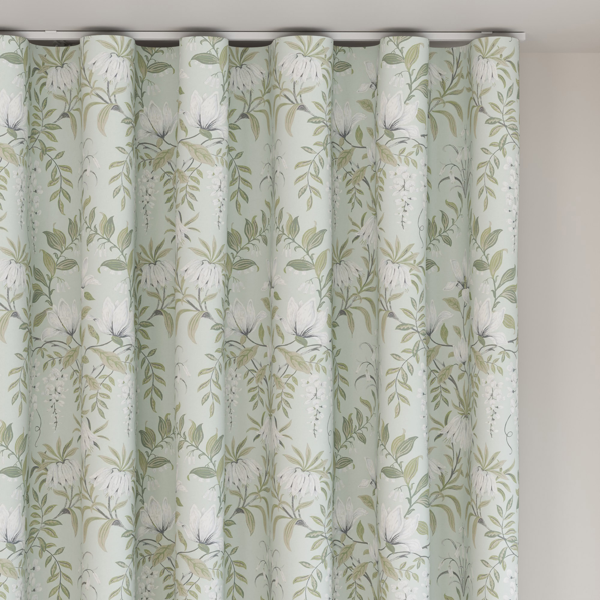 Laura Ashley Parterre Sage Wave Curtain - Image 6