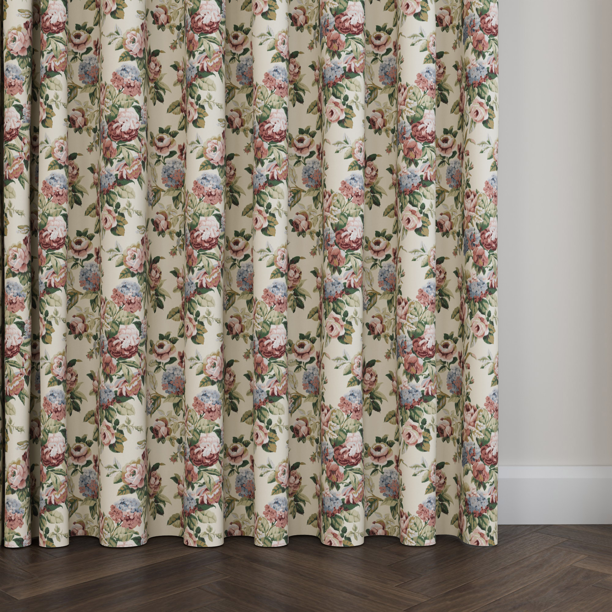 Laura Ashley Pembrey Hazelnut Wave Curtain - Image 5