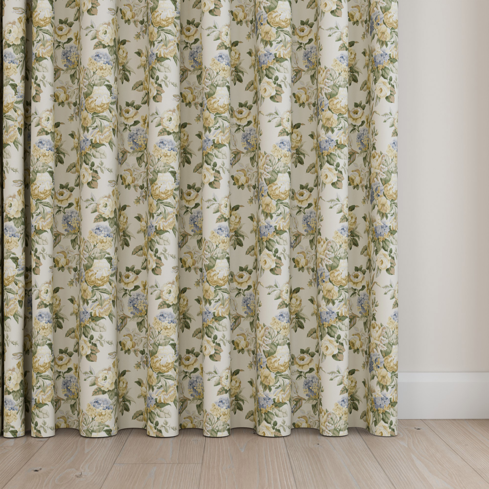 Laura Ashley Pembrey Pale Gold Wave Curtain - Image 5