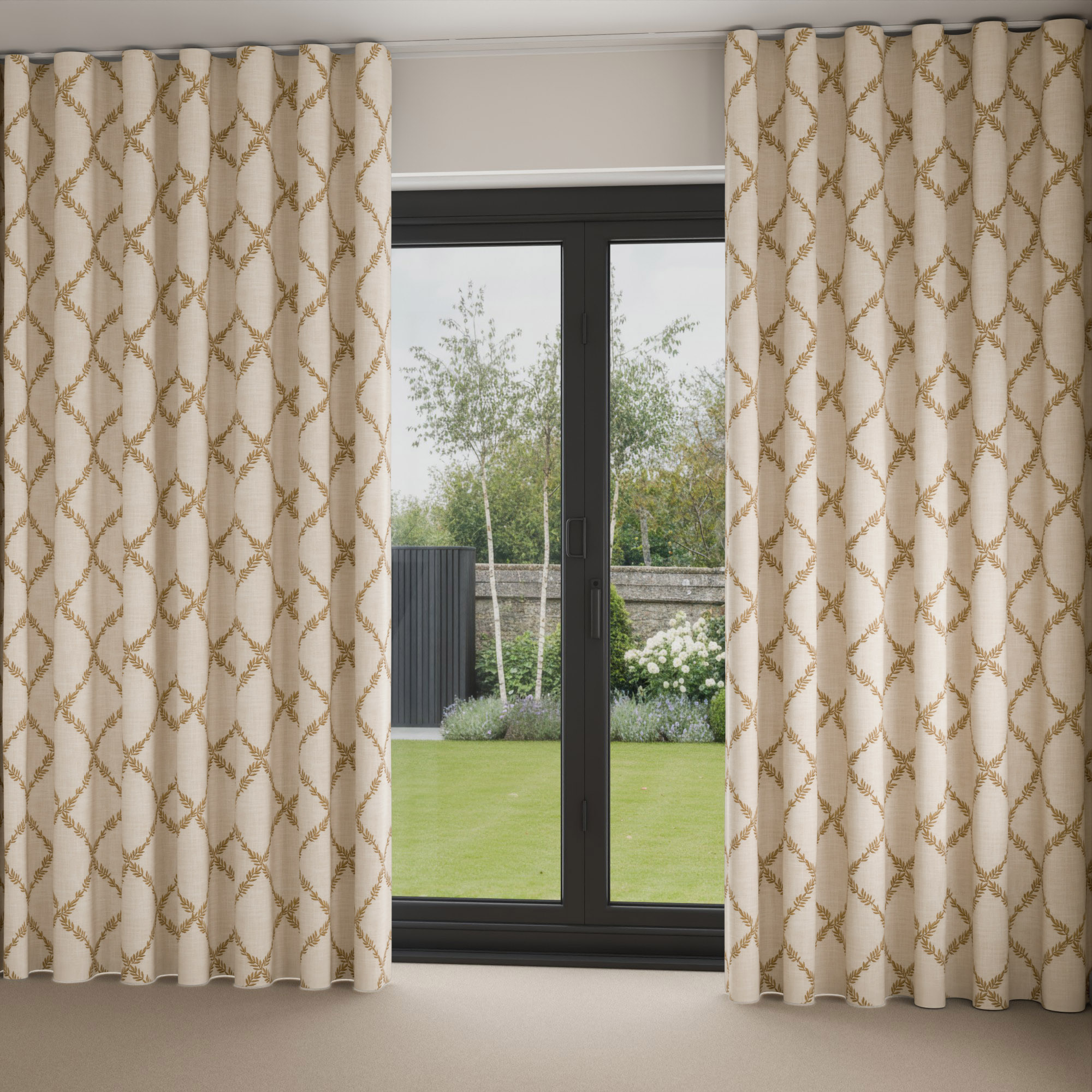 Laura Ashley Pennorth Amber Wave Curtain - Image 2