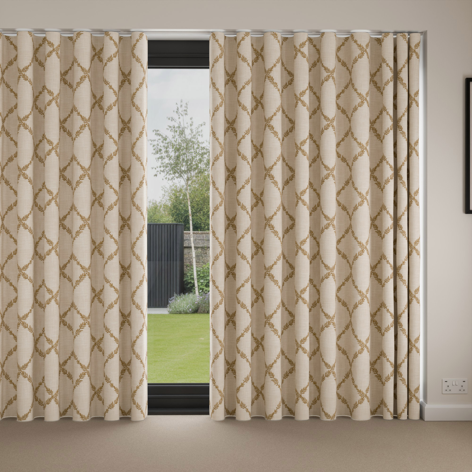 Laura Ashley Pennorth Amber Wave Curtain - Image 4