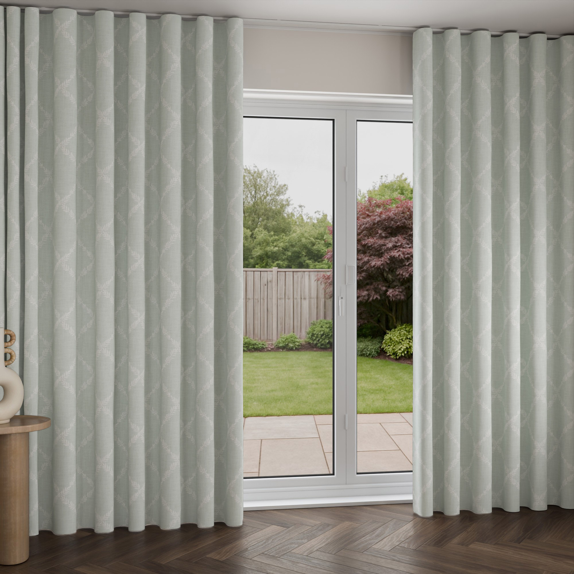 Laura Ashley Pennorth Duckegg Wave Curtain - Image 2