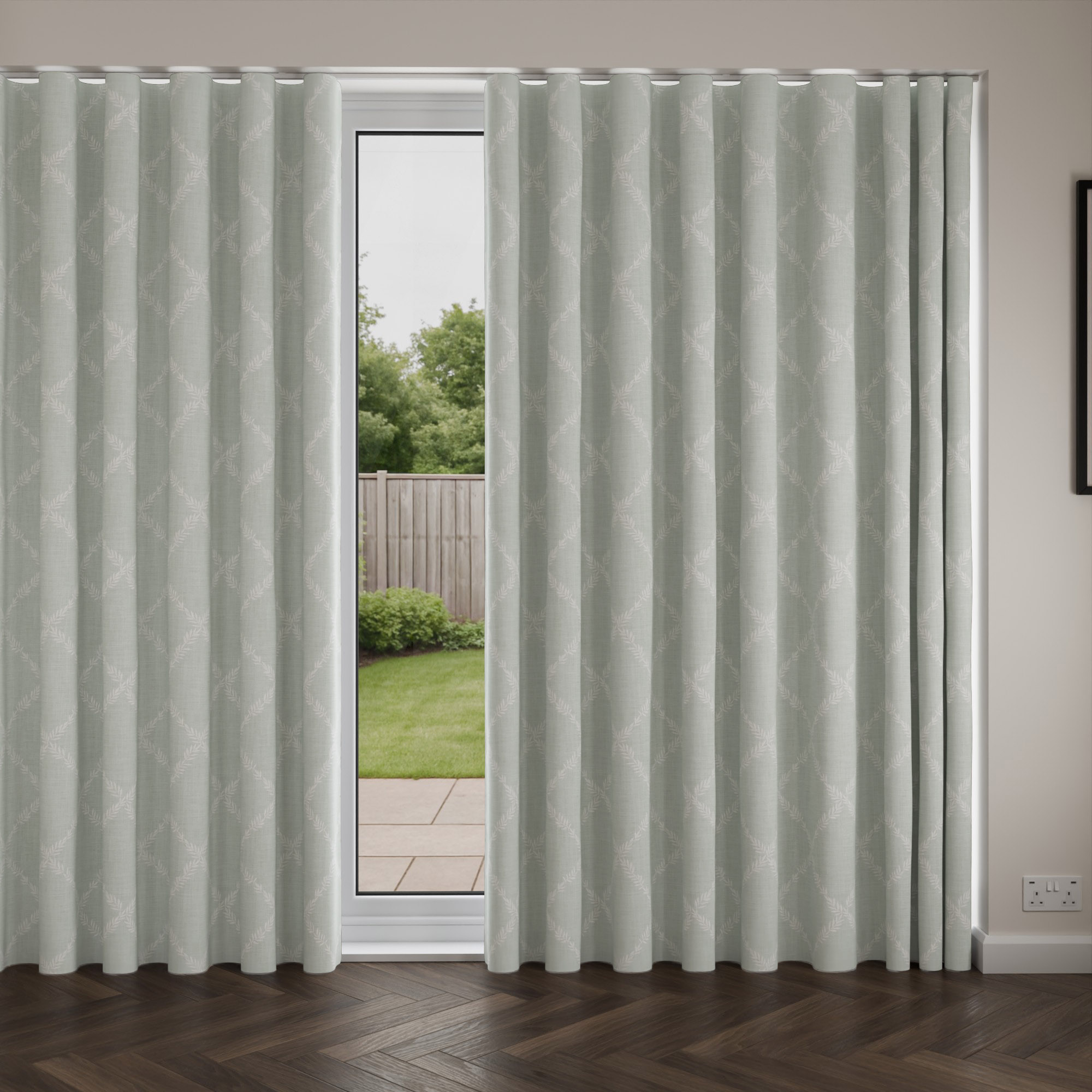 Laura Ashley Pennorth Duckegg Wave Curtain - Image 4