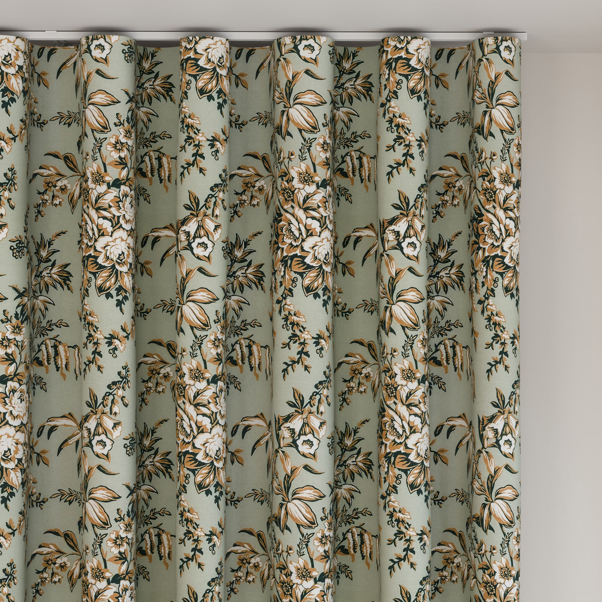 Laura Ashley Picardie Amber Wave Curtain - Image 6