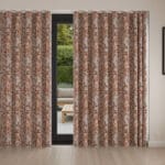 Laura Ashley Picardie Velvet Embers Wave Curtain