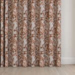 Laura Ashley Picardie Velvet Embers Wave Curtain