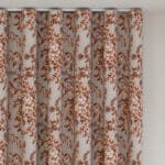 Laura Ashley Picardie Velvet Embers Wave Curtain