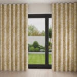 Laura Ashley Picardie Ochre Wave Curtain
