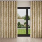 Laura Ashley Picardie Ochre Wave Curtain