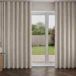 Laura Ashley Pussy Willow Embroidery Blush Wave Curtain