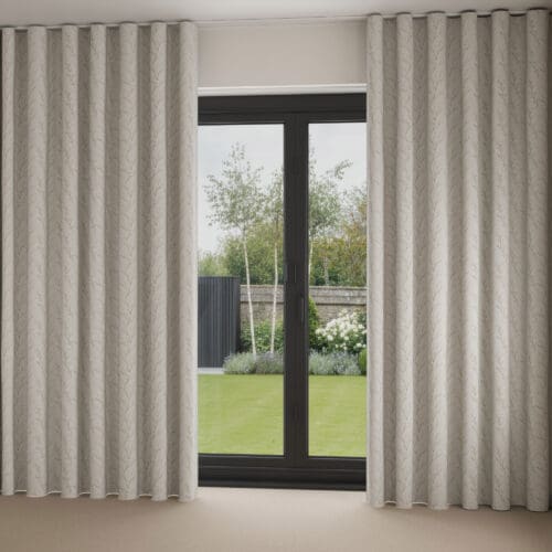 Laura Ashley Pussy Willow Embroidery Hedgerow Wave Curtain