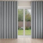 Laura Ashley Pussy Willow Embroidery Seaspray Wave Curtain