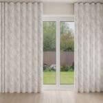Laura Ashley Pussy Willow Dove Grey Wave Curtain