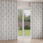 Laura Ashley Pussy Willow Off White/Seaspray Wave Curtain