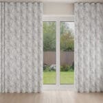 Laura Ashley Pussy Willow Off White/Seaspray Wave Curtain