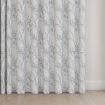 Laura Ashley Pussy Willow Off White/Seaspray Wave Curtain