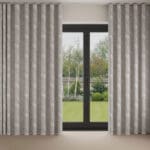 Laura Ashley Pussy Willow Steel Wave Curtain