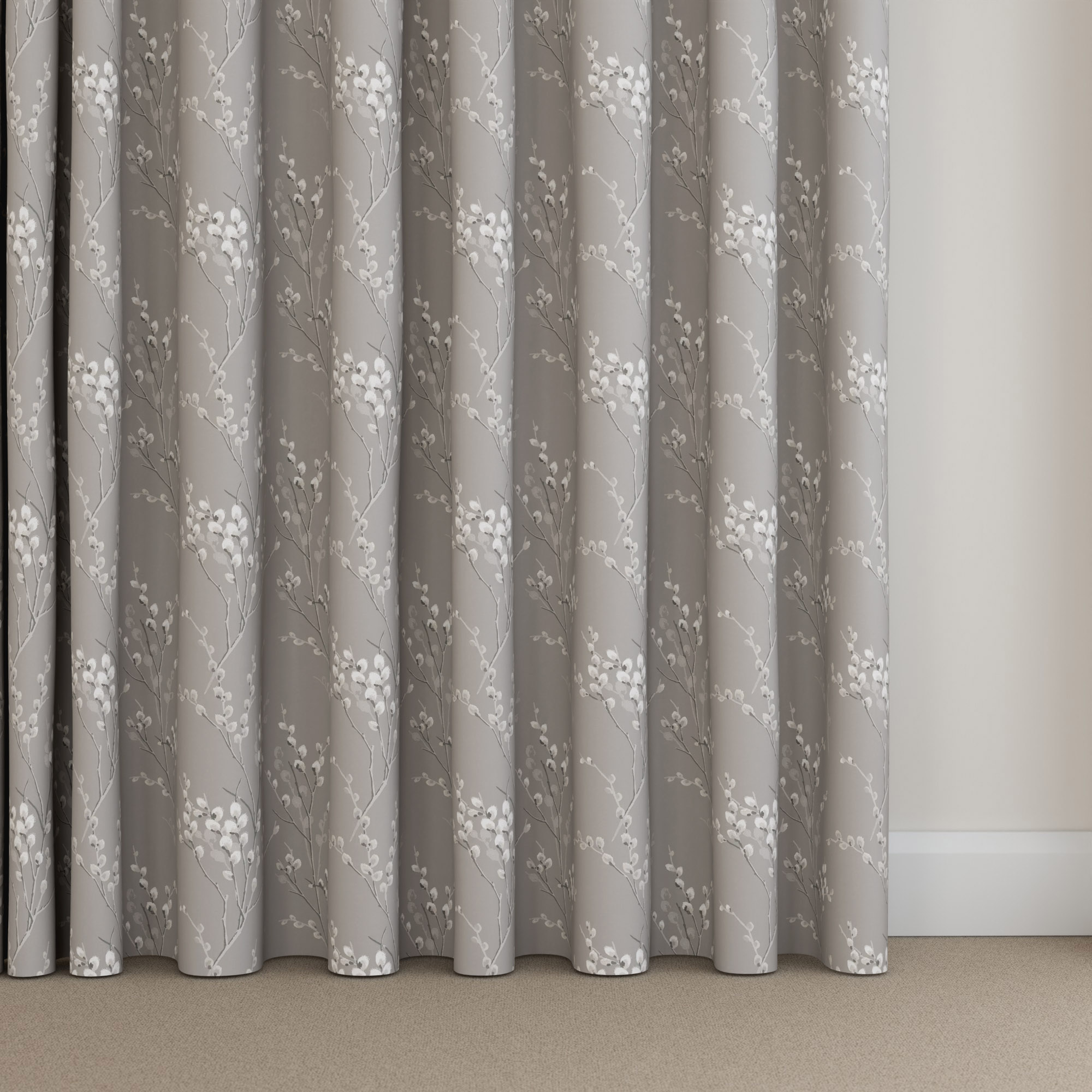 Laura Ashley Pussy Willow Steel Wave Curtain - Image 5