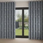 Laura Ashley Pussy Willow Dark Seaspray Wave Curtain