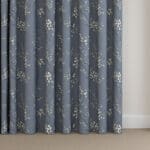 Laura Ashley Pussy Willow Dark Seaspray Wave Curtain