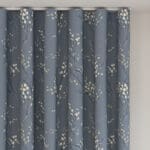 Laura Ashley Pussy Willow Dark Seaspray Wave Curtain