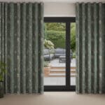 Laura Ashley Pussy Willow Fern Green Wave Curtain