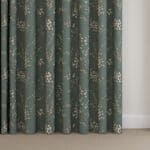 Laura Ashley Pussy Willow Fern Green Wave Curtain
