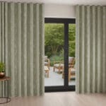 Laura Ashley Pussy Willow Moss Green Wave Curtain