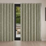 Laura Ashley Pussy Willow Moss Green Wave Curtain