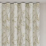 Laura Ashley Pussy Willow Ochre Yellow Wave Curtain