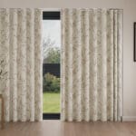 Laura Ashley Pussy Willow Winter Cranberry Red Wave Curtain