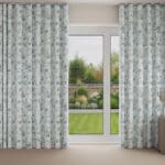 Laura Ashley Rambling Rector Blue Sky Wave Curtain