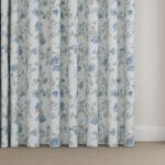 Laura Ashley Rambling Rector Blue Sky Wave Curtain