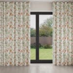 Laura Ashley Rosalind Pale Cranberry Wave Curtain